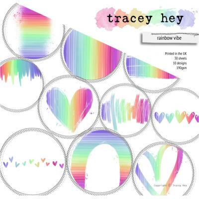 Tracey Hey Paper Pad -  Rainbow Vibe